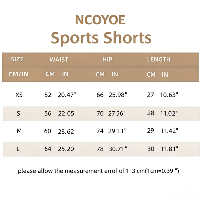 NCOYOE Women Sports Shorts Stretchy Breathable No Camel Toe Seamless Butt Lifting Tummy Control High Waist Yoga Running Shorts