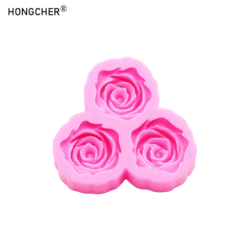 Carnation Flower Making DIY Resin Jewellery Accessories Silicone Mould Handmade Chocolate Flip Cake Baking Moulds