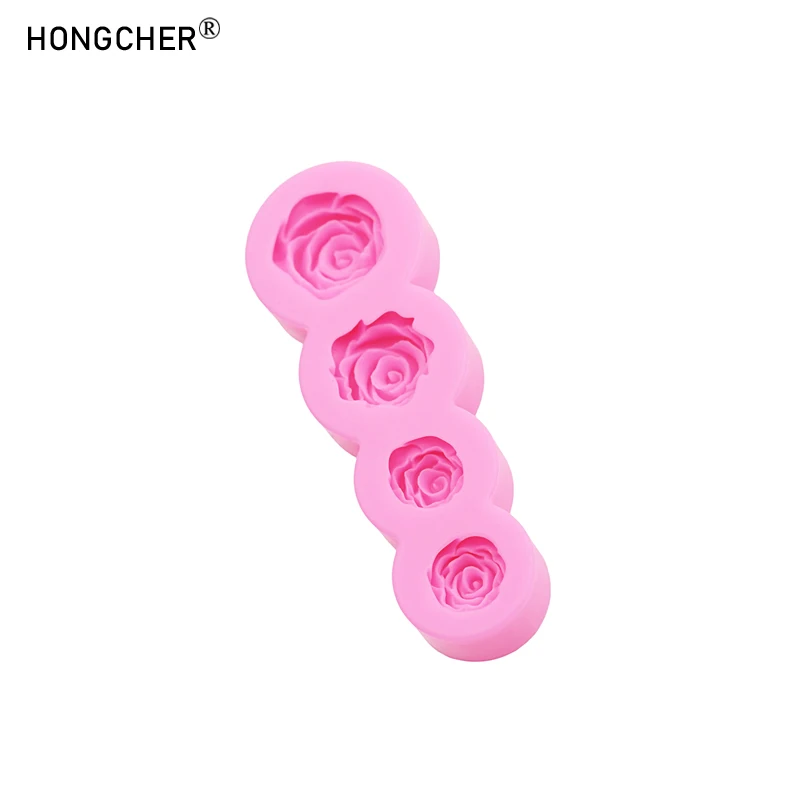 Carnation Flower Making DIY Resin Jewellery Accessories Silicone Mould Handmade Chocolate Flip Cake Baking Moulds