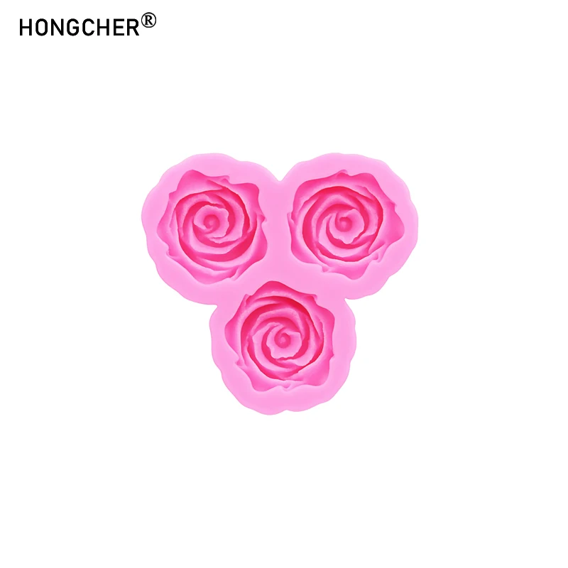 Carnation Flower Making DIY Resin Jewellery Accessories Silicone Mould Handmade Chocolate Flip Cake Baking Moulds
