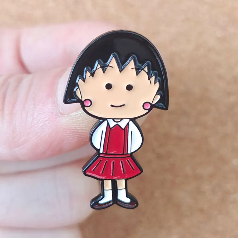 Beautiful Girl Enamel Pins Comic Movies Metal Badges Lapel Pins Brooches Women Men Jewelry Accessories For Gifts