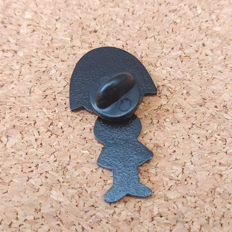 Beautiful Girl Enamel Pins Comic Movies Metal Badges Lapel Pins Brooches Women Men Jewelry Accessories For Gifts