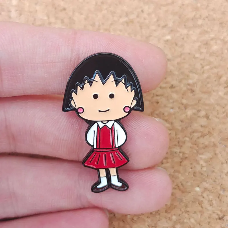 Beautiful Girl Enamel Pins Comic Movies Metal Badges Lapel Pins Brooches Women Men Jewelry Accessories For Gifts