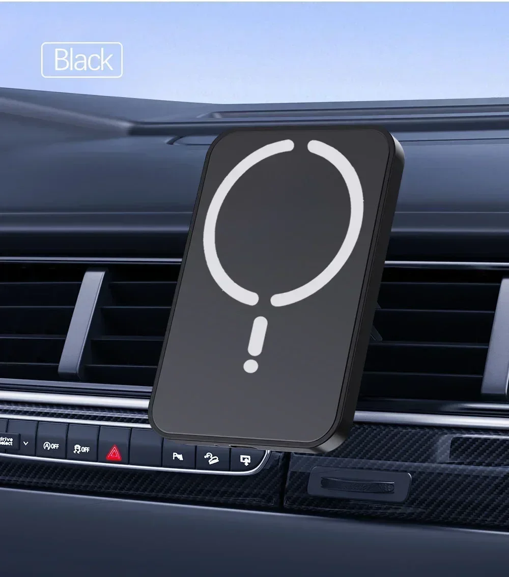 Car Air Vent Magnetic GPS Phone Holder Stand Wireless Charger For Magsafe iPhone 17 16 15 14 13 12 Pro Max Cell Fast Charging
