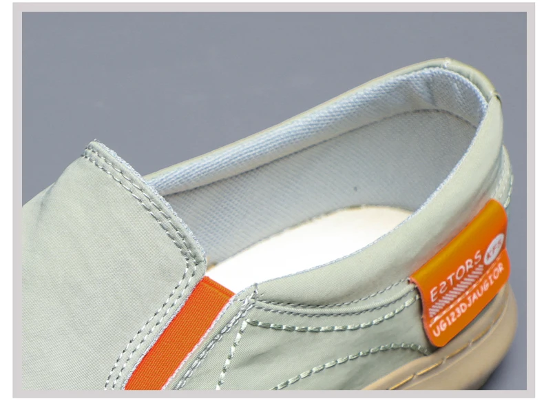 Summer Breathable Canvas Shoes Men Loafers Slip On Sneakers Fashion Casual Men Shoes Lightweight Flats Men Driving ZapatoBD24060