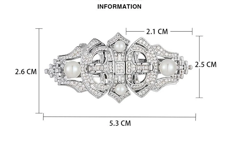 Vintage High-end Palace Style Brooch Men's Collar Clip Buckle Dual-purpose Broche Pearl Removable Pins Luxury Clothing Corsage
