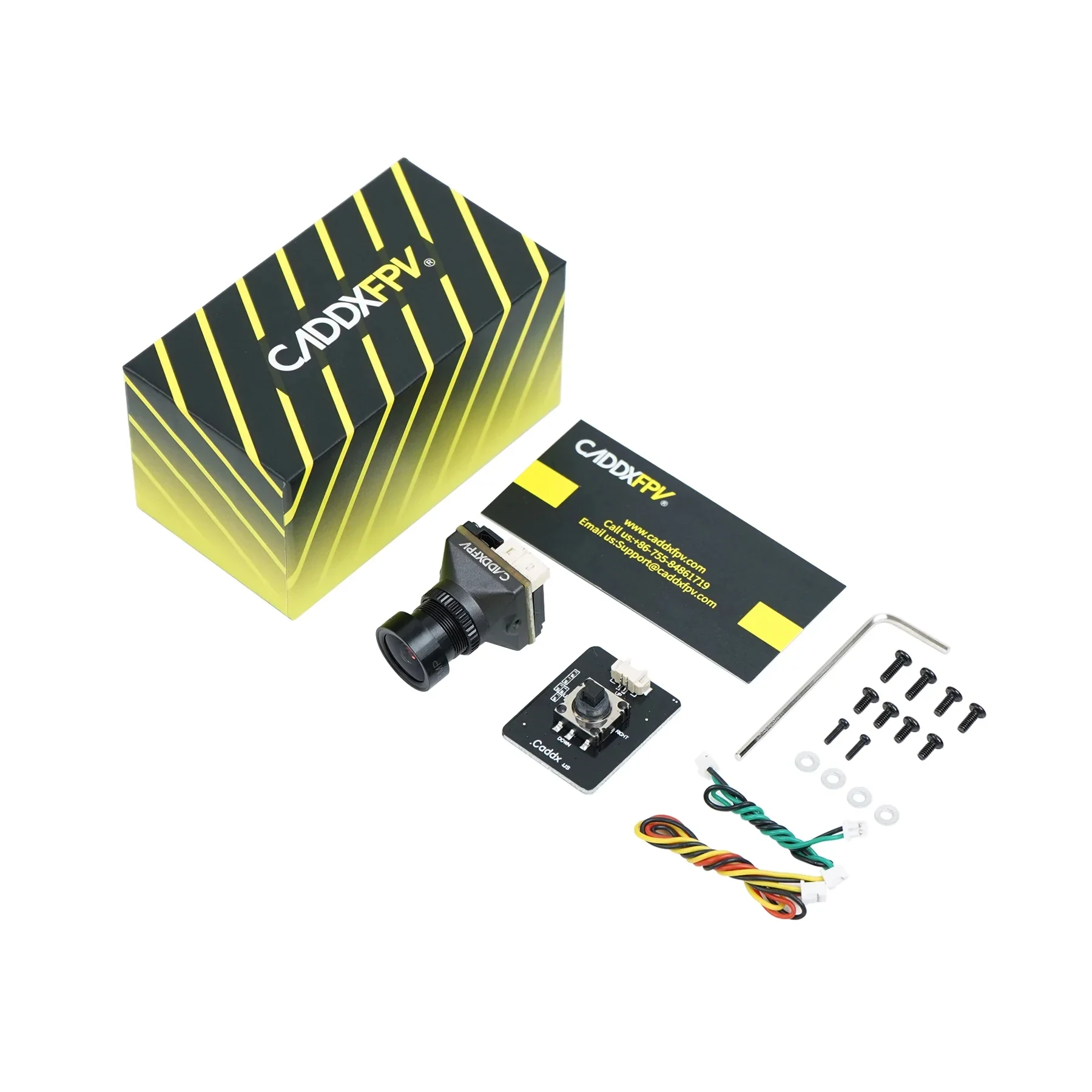 CADDX Ratel Pro 1500TVL Super WDR 4.5V-27V 4:3/16:9 NTSC/PAL CMOS FPV Starlight Night Vision Blacklight Camera for RC Drone