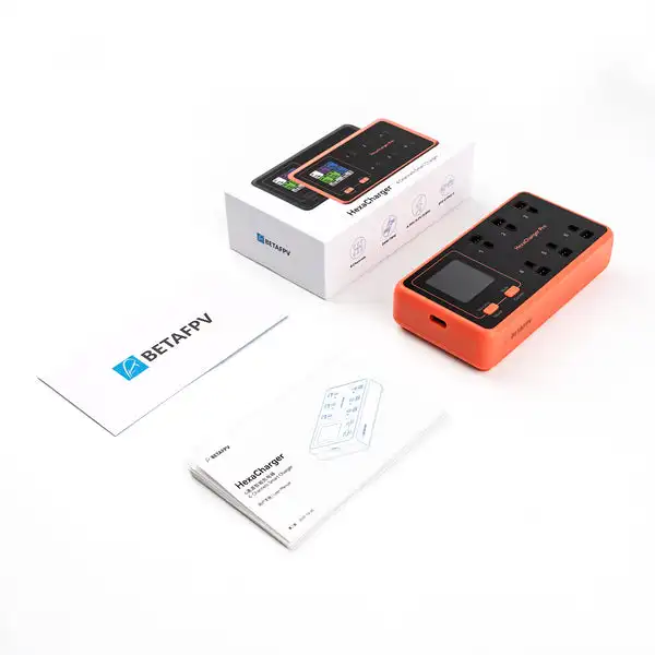 BETAFPV HexaCharger 1S Charger BT2.0/PH2.0 Ports 78W/24W PD 3.0 Charging for LiPo/LiHV 1S Whoop Battery