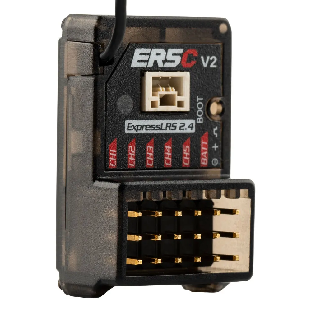RadioMaster ER5C V2 2.4GHz ELRS PWM Receiver for Surface Marine RC Applications