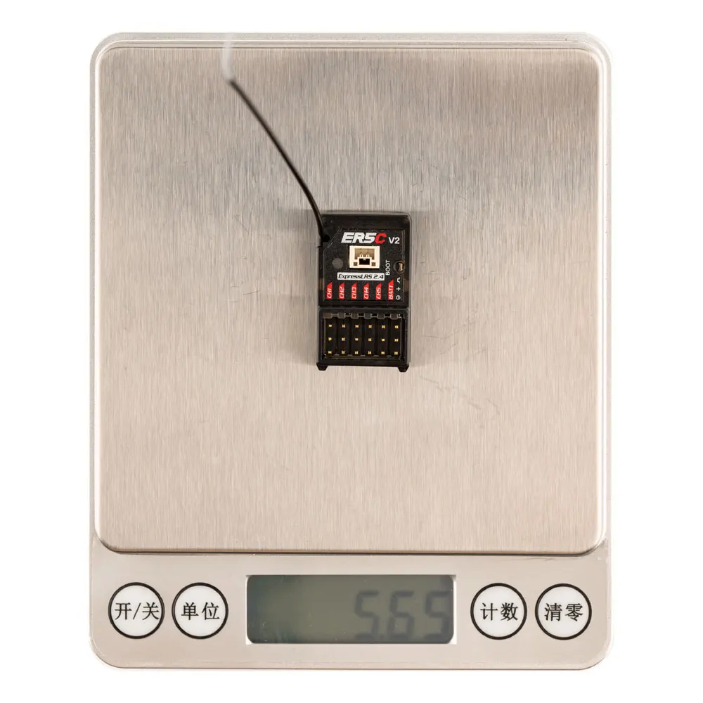 RadioMaster ER5C V2 2.4GHz ELRS PWM Receiver for Surface Marine RC Applications