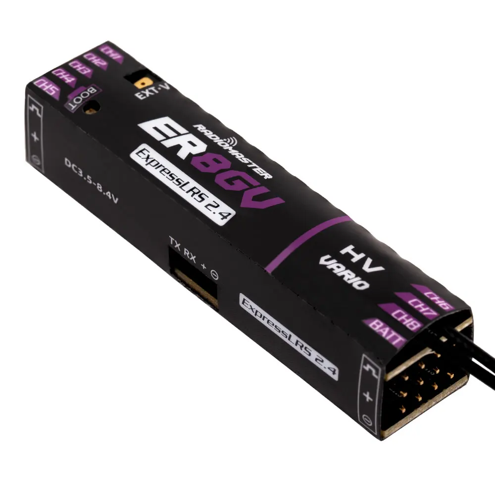 Radiomaster ER8GV 8CH PWM CRSF ExpressLRS Receiver
