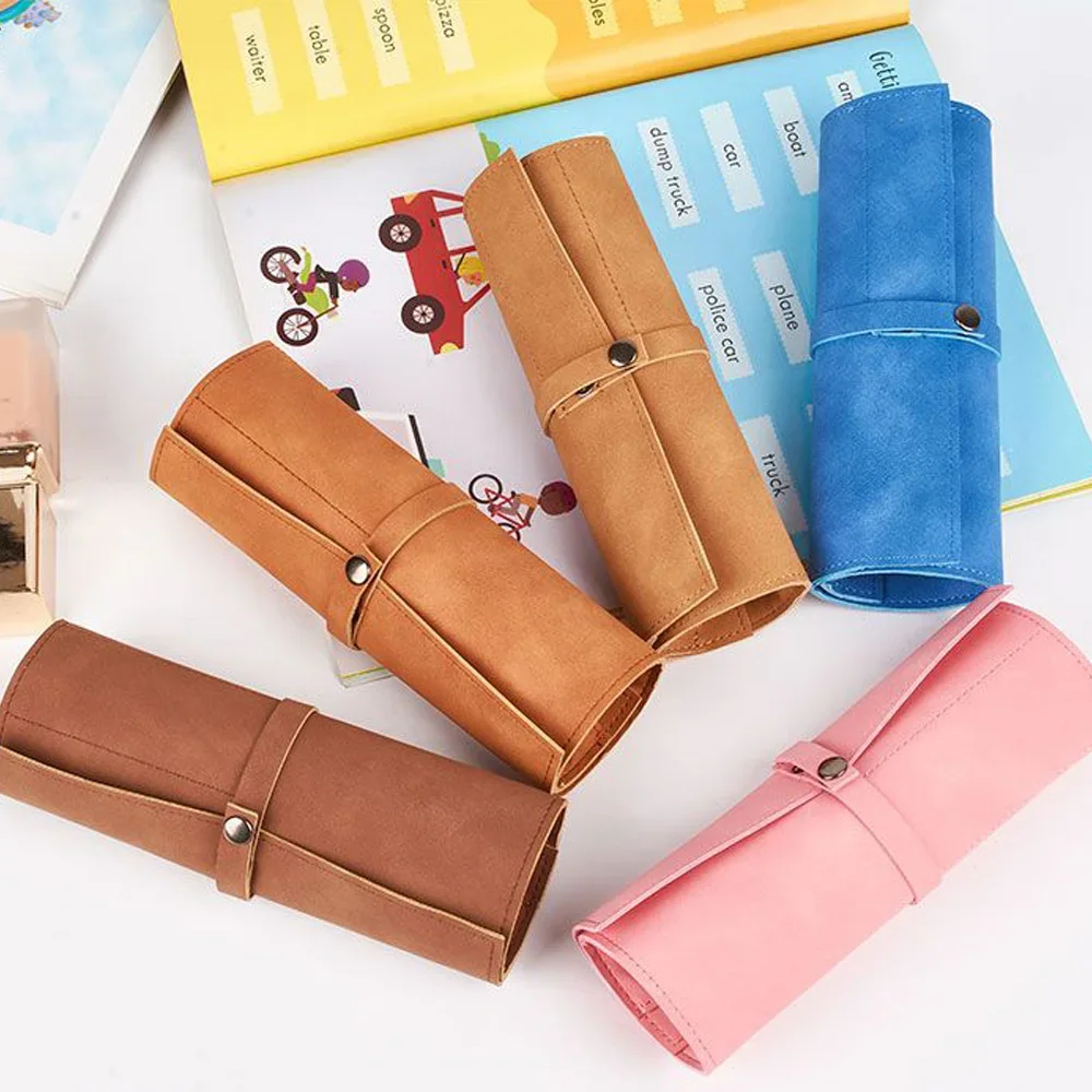 2026 Watch Band Roll Organizer with 5 Slots,Storage Box,Easy Carry On Watchlover Storage,Full Grain Leather,Handmade Travel Case