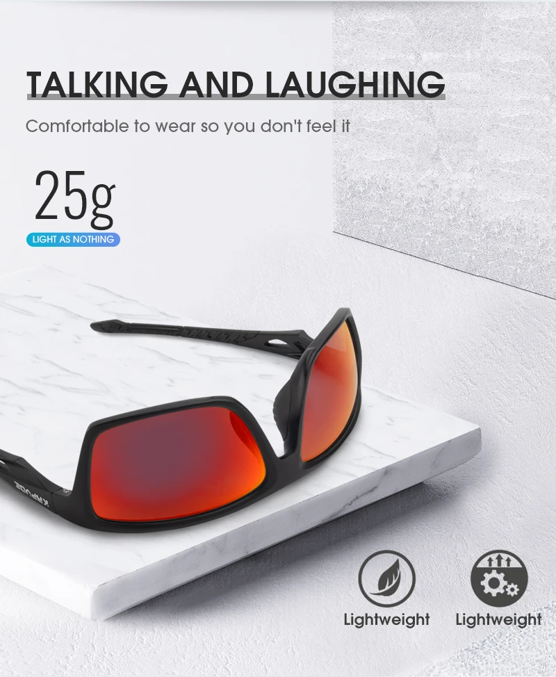 Kapvoe Polarized Sunglasses Fashion Outdoor Sports Uv400 Glasses Camping Fishing Goggles Hiking Running Glasses for Men Cycl
