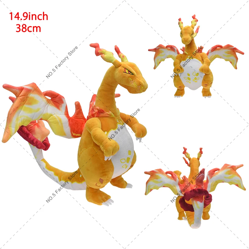 18 Styles Shiny Charizard Plush Toys Pokemon Mega Evolution X & Y Charizard Soft Stuffed Animals Toy Doll Gift for Halloween