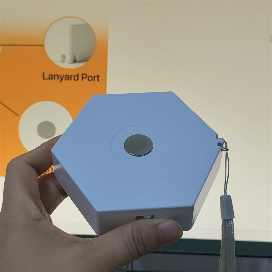 Rechargeable LED Closet Night Light with PIR Motion Sensor and Hexagon Magnetic Kitchen Bathroom Cabinet Portable Emergency Lamp
