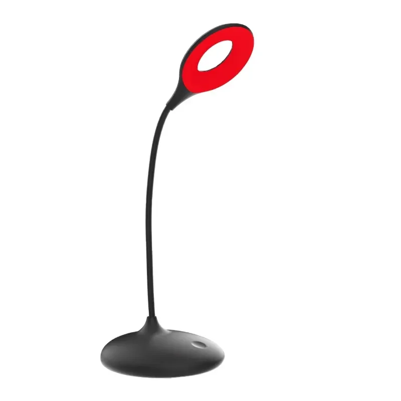 No Blue Desk Lamp 1600K 600nm Eye-Care Rechargeable Table Reading Light Touch Control Flexible Gooseneck with Standing Base