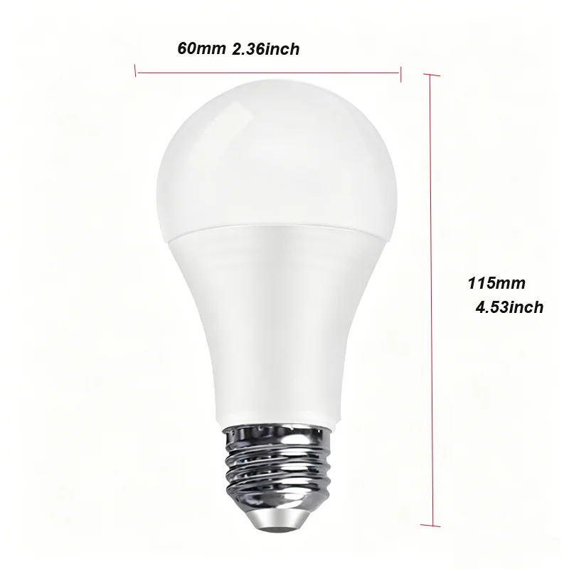 630nm Red Light Bulb for Sleep 7W E27 100% Blue Light Blocking Promotes Melatonin Production Ideal for Bedroom Sleep