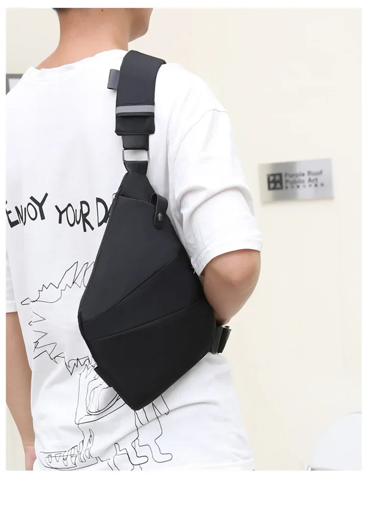 Brand Men Travel Business Fino Bag Burglarproof Shoulder Bag Holster Anti Theft Security Strap Digital Storage Chest Bags рюкзак