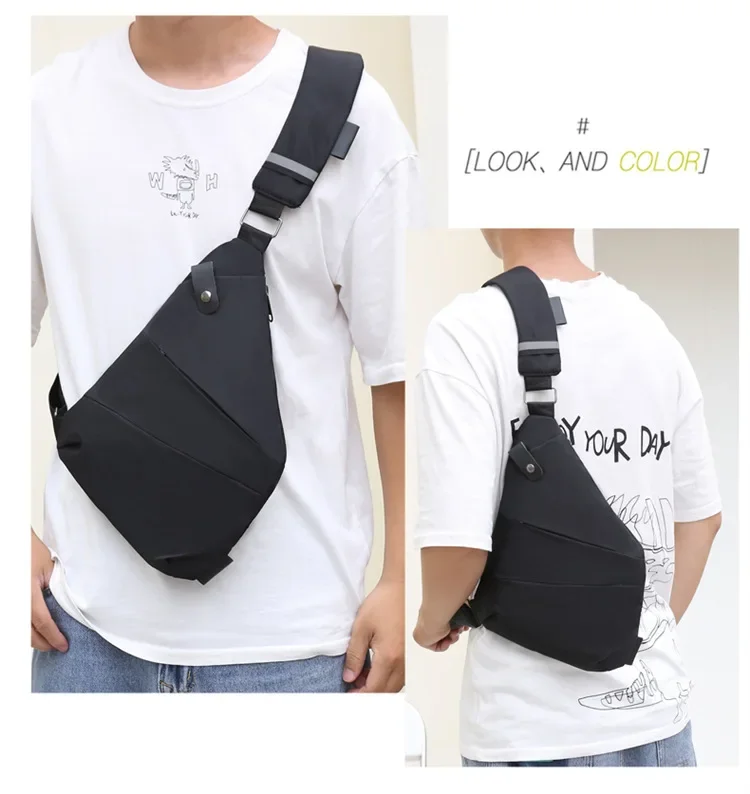 Brand Men Travel Business Fino Bag Burglarproof Shoulder Bag Holster Anti Theft Security Strap Digital Storage Chest Bags рюкзак