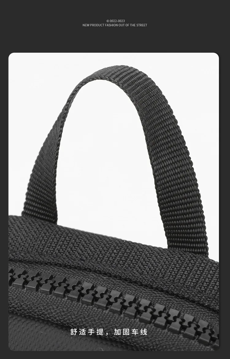 Men Waterproof Sling Chest Pack Fashion Small Black Crossbody Shoulder Zipper Bag Travel Workout Handbag Messanger Bag for Men