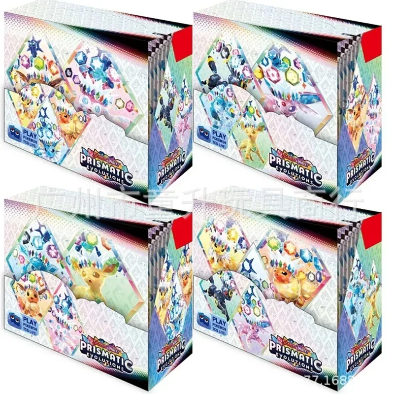 360Pcs/Set English Pokémon Card Prismatic Evolutions Scarlet Violet 151 English Booster Battle Transaction Card Gifts