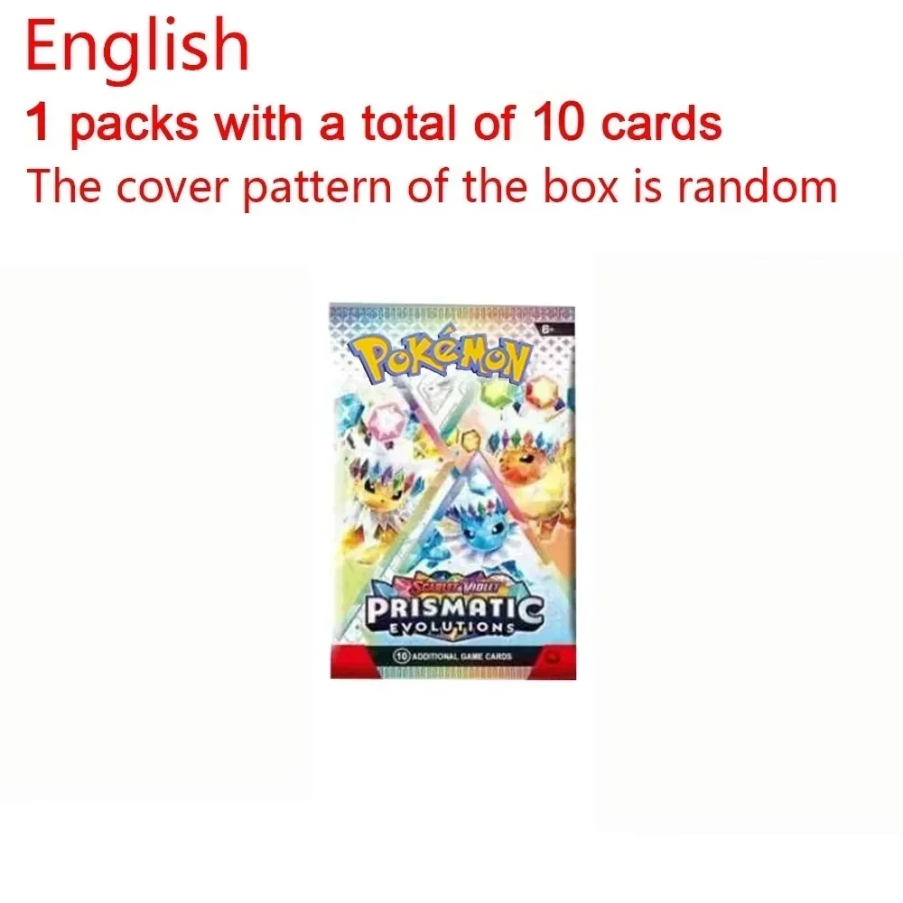 360Pcs/Set English Pokémon Card Prismatic Evolutions Scarlet Violet 151 English Booster Battle Transaction Card Gifts