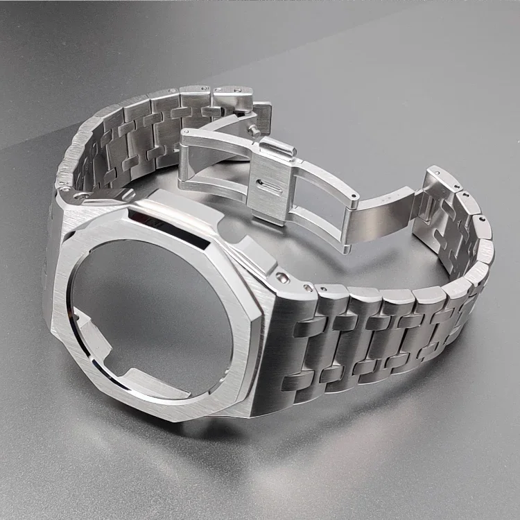 GM-2100 GBM2100 Stainless Steel Case Bezel metal Strap For Casio G-SHOCK GM2100 GBM-2100 Mod Kit Replacement Mod Refit Kit