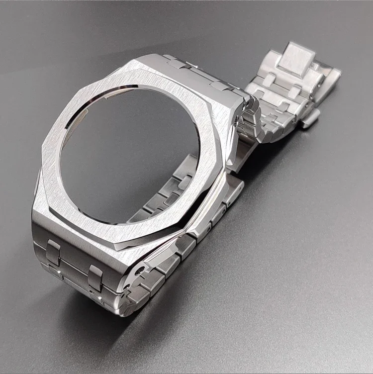 GM-2100 GBM2100 Stainless Steel Case Bezel metal Strap For Casio G-SHOCK GM2100 GBM-2100 Mod Kit Replacement Mod Refit Kit