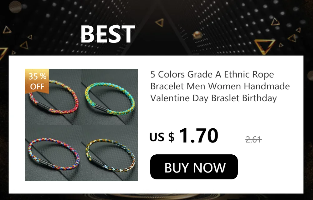 Noter Creative Men Triathlon Sport Cord Bracelet Premium Selected 4mm Rope 6 Color Options Outdoor Cool Riding Wrist Accessories