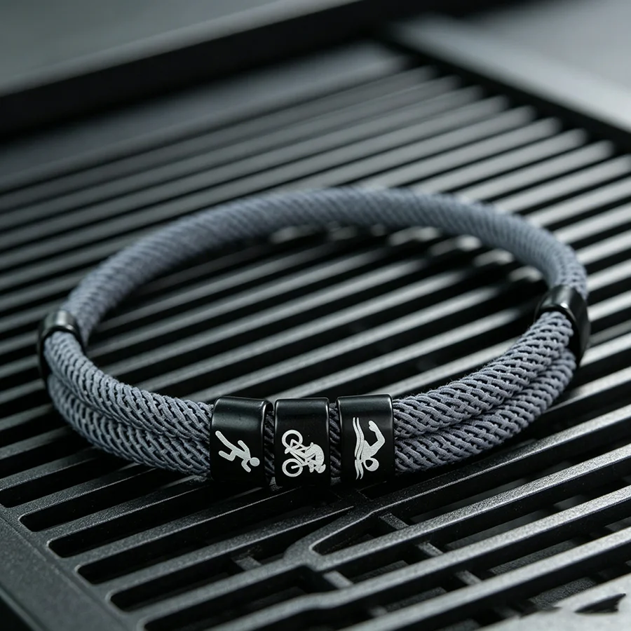 Noter Creative Men Triathlon Sport Cord Bracelet Premium Selected 4mm Rope 6 Color Options Outdoor Cool Riding Wrist Accessories