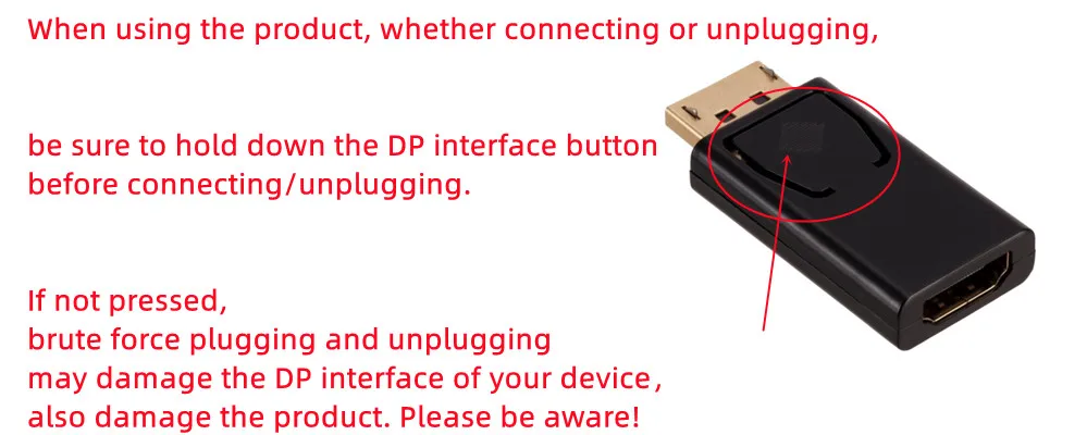 DP To HDTV 4K Connector DisplayPort DP Male to HDMI-Compatible Female Adapter Converter Video Audio Plug For Computer TV Laptop