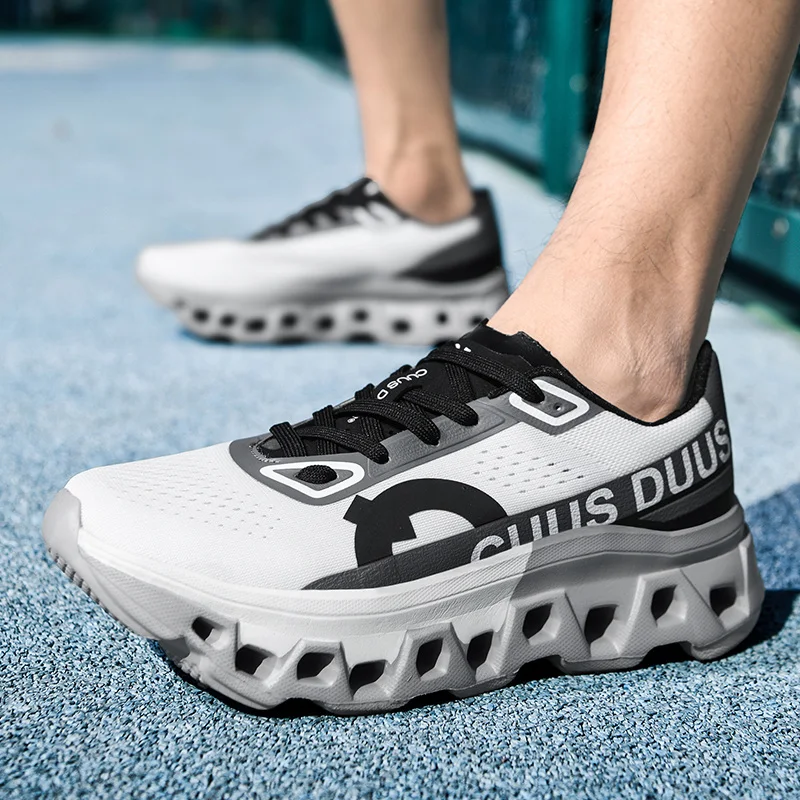 Hot Men's Cushioning Running Shoes Lightweight Athletic Casual Sneakers Male Non-Slip Sports Shoes Outdoor Travel Walking Shoes