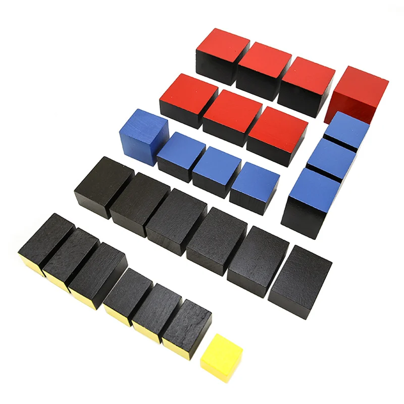 Montessori Math Teaching Aids Binomial Kids Wooden Toys Sensory Play Math Learning Toys For Kids 2 To 4 Years Old Educational