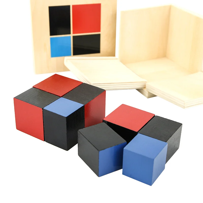 Montessori Math Teaching Aids Binomial Kids Wooden Toys Sensory Play Math Learning Toys For Kids 2 To 4 Years Old Educational