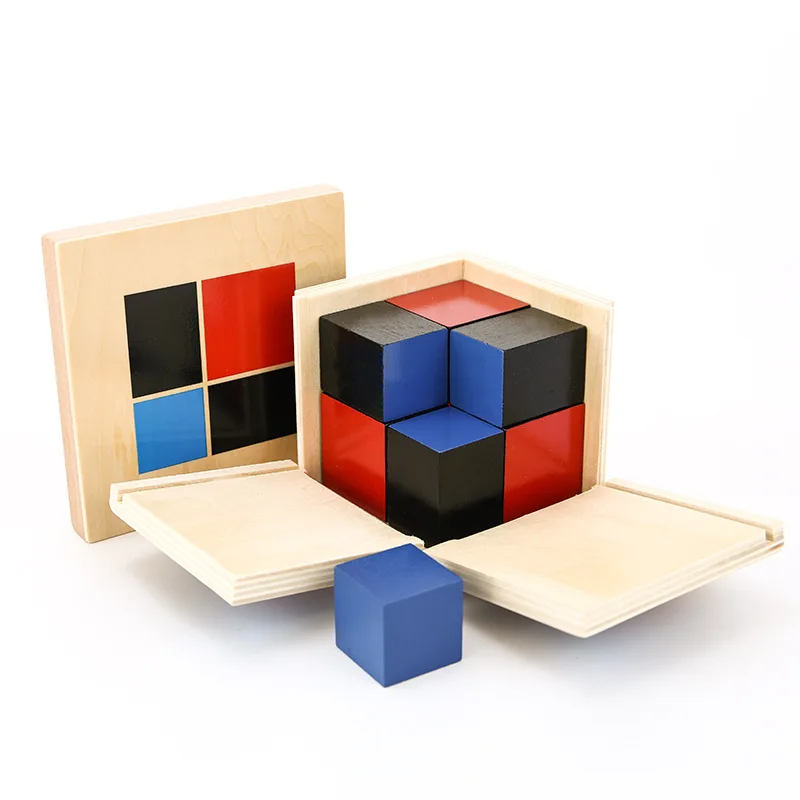 Montessori Math Teaching Aids Binomial Kids Wooden Toys Sensory Play Math Learning Toys For Kids 2 To 4 Years Old Educational