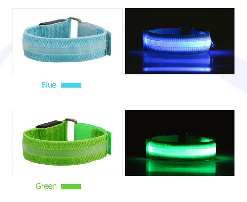 4 Pcs Led Lighting Horse Leg Safety Belt Horse Leg Straps Night Riding Equipment Outdoor Sports Equestrian Supplies