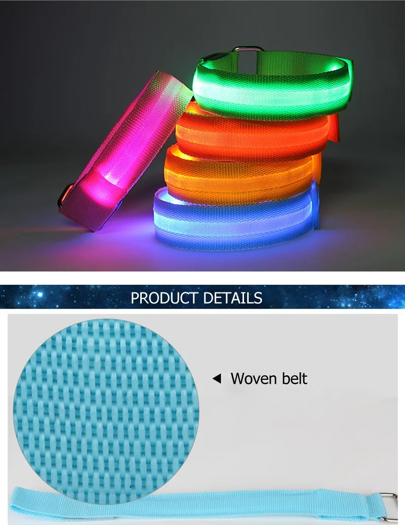 4 Pcs Led Lighting Horse Leg Safety Belt Horse Leg Straps Night Riding Equipment Outdoor Sports Equestrian Supplies