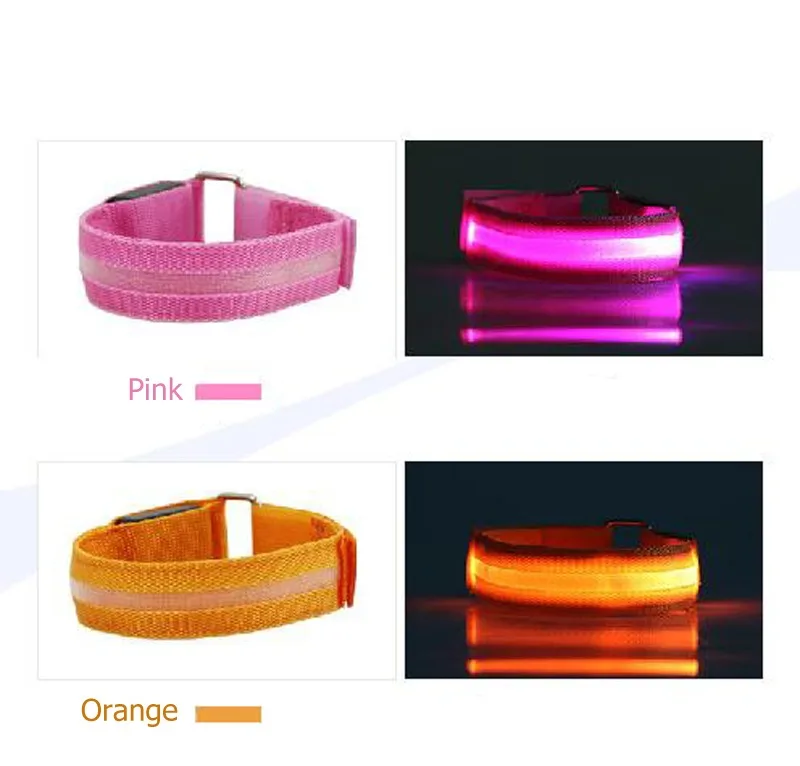 4 Pcs Led Lighting Horse Leg Safety Belt Horse Leg Straps Night Riding Equipment Outdoor Sports Equestrian Supplies