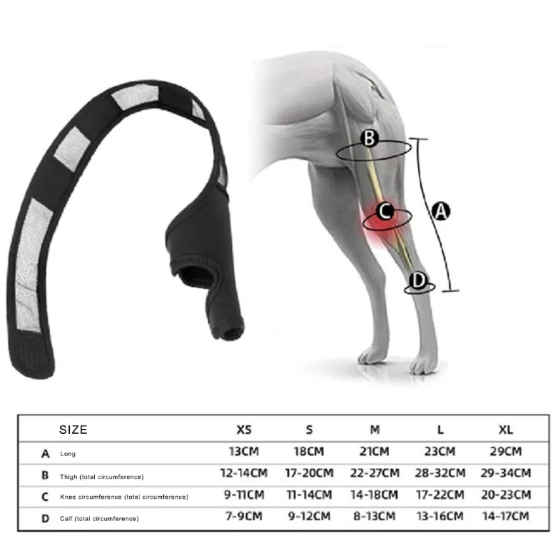 R1WA Dog Elbow Brace Wrap for Injured Limb Promotes Comfort Leg Support Wrap Pet Leg Wrap Joint Protector Dog Sleeves 2025 New