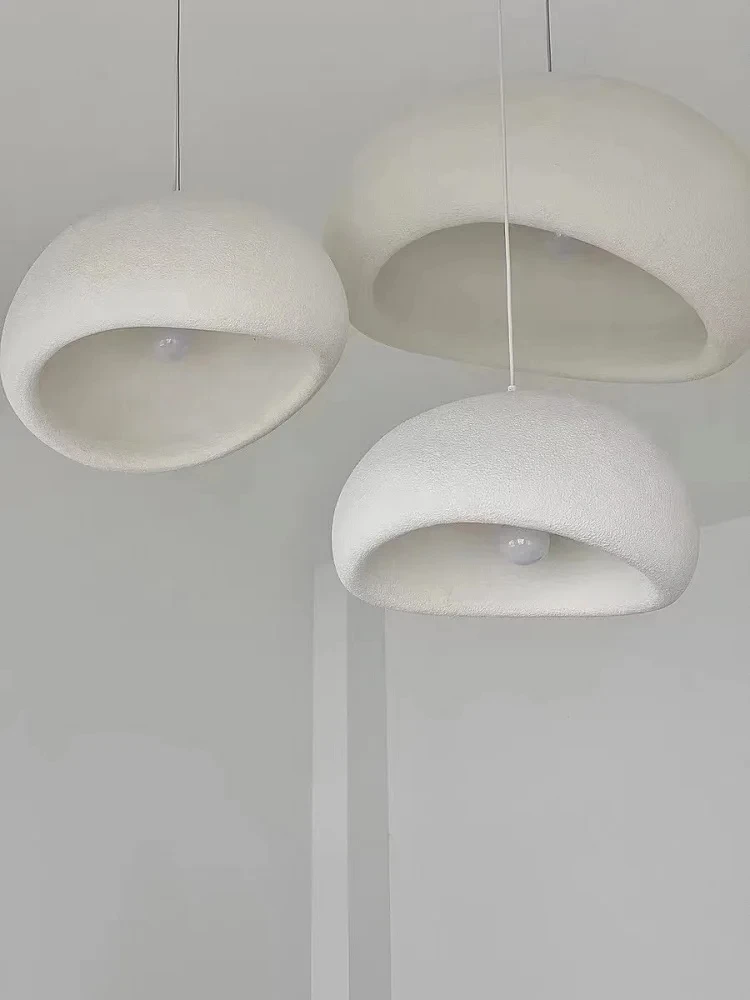 Nordic Wabi Sabi Style Led E27 Chandelier Lustre Dining Room Bedroom Hanghing Home Decor Bar Loft Pendant Fixtures Kitchen Lamp