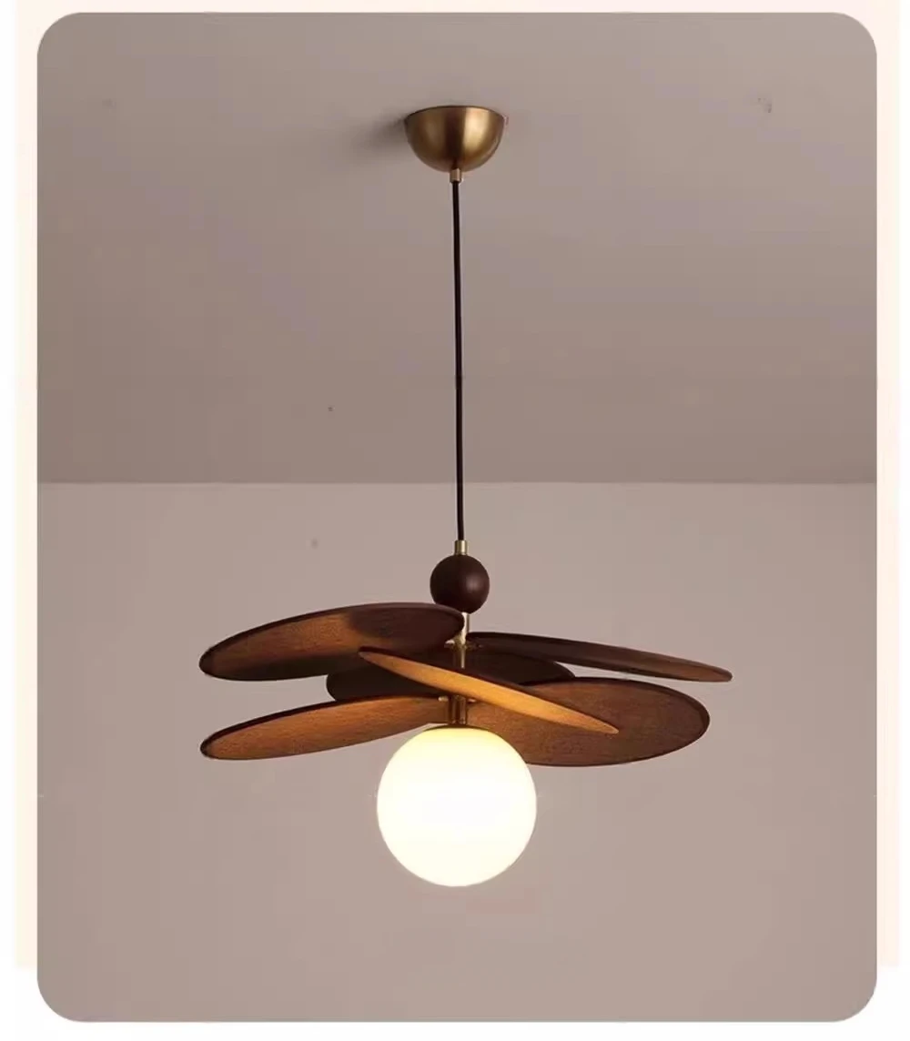Rattan Weave Vintage Pendant Light Retro Restaurant Shop Hotel Chandelier Living Room Japan Hanging Lamp for Room Decor Lusutre