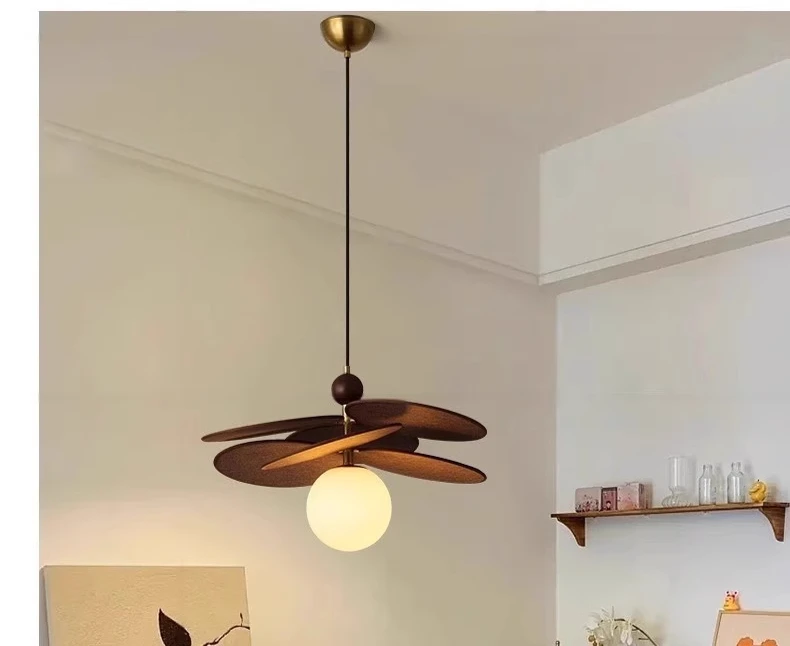 Rattan Weave Vintage Pendant Light Retro Restaurant Shop Hotel Chandelier Living Room Japan Hanging Lamp for Room Decor Lusutre