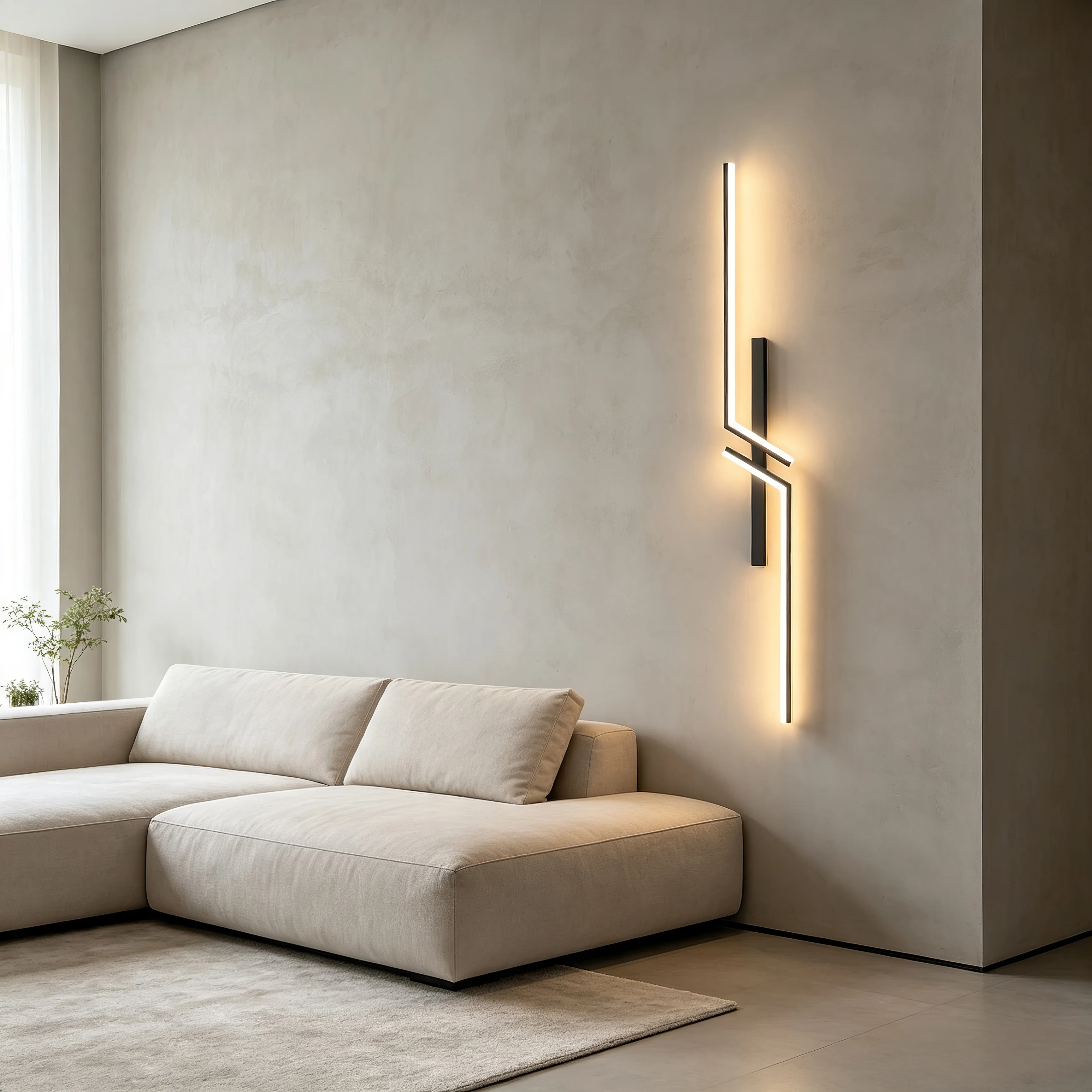 Modern LED Wall Lamp 3000K 4000K 6000K, Minimalist Wall Sconce for Bedroom Bedside Living Room TV Sofa Background Indoor