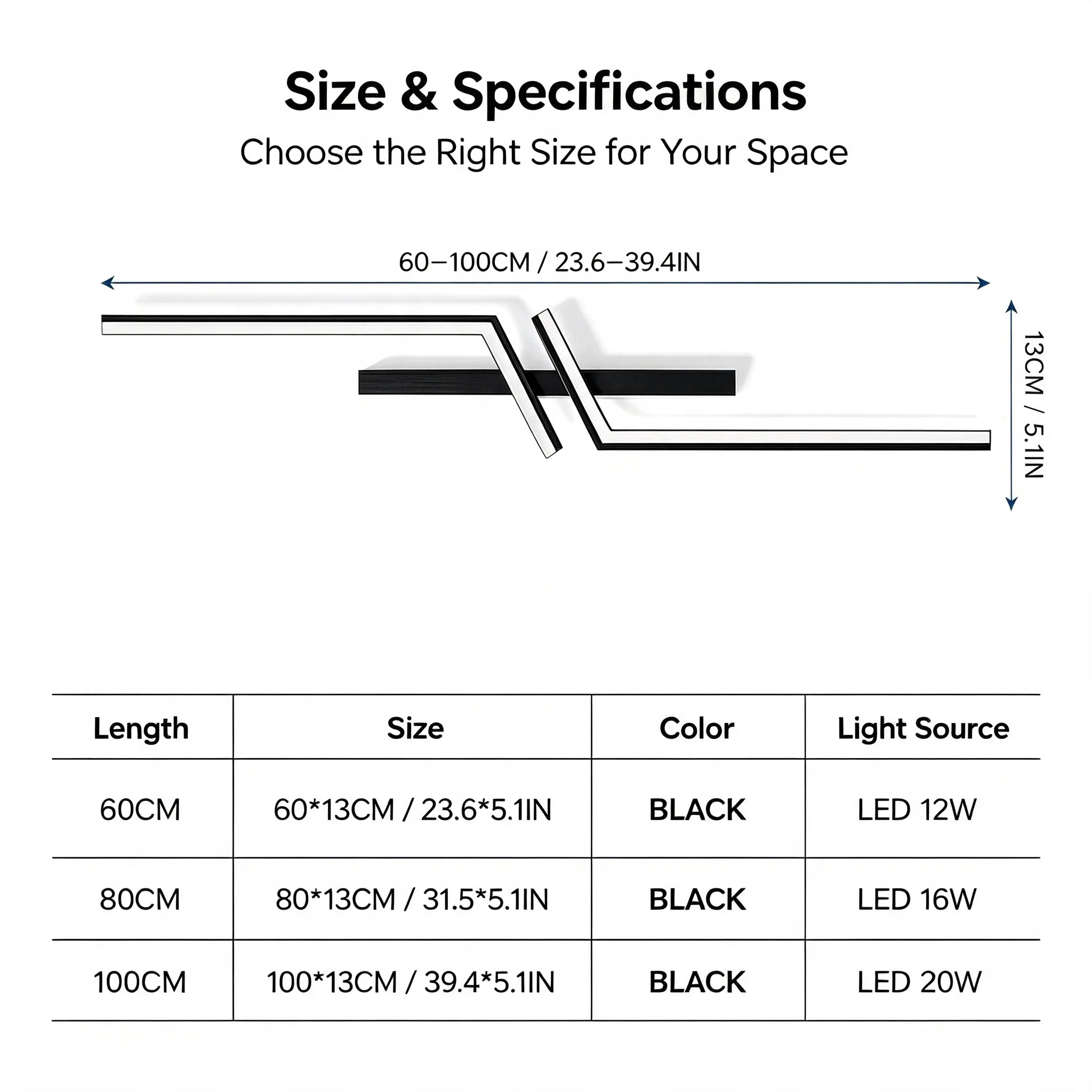 Modern LED Wall Lamp 3000K 4000K 6000K, Minimalist Wall Sconce for Bedroom Bedside Living Room TV Sofa Background Indoor