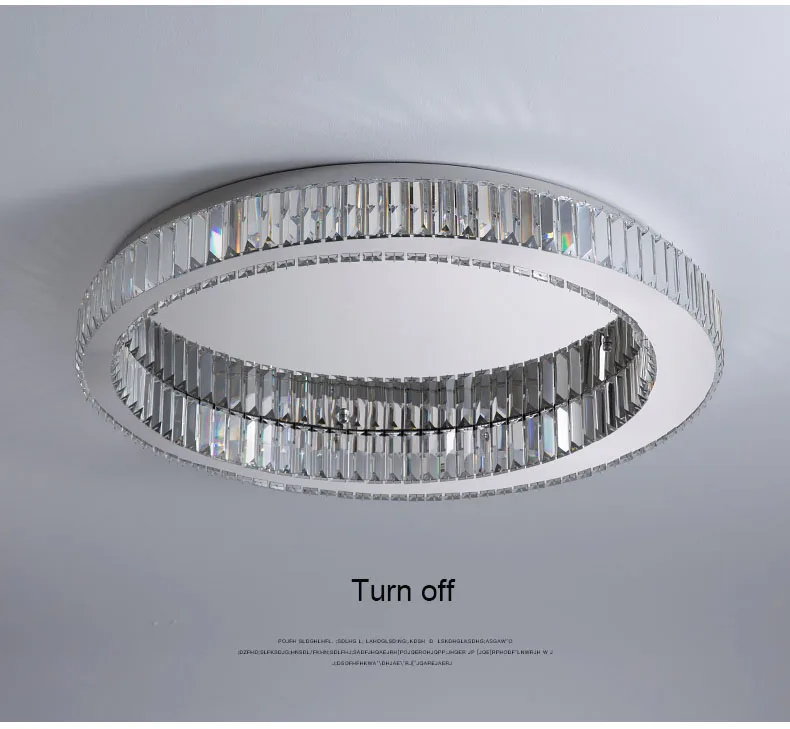 Modern Gold Crystal Ceiling Chandelier for Living Room Bedroom Luxury Round Ceiling light Led Indoor Lighting Decor