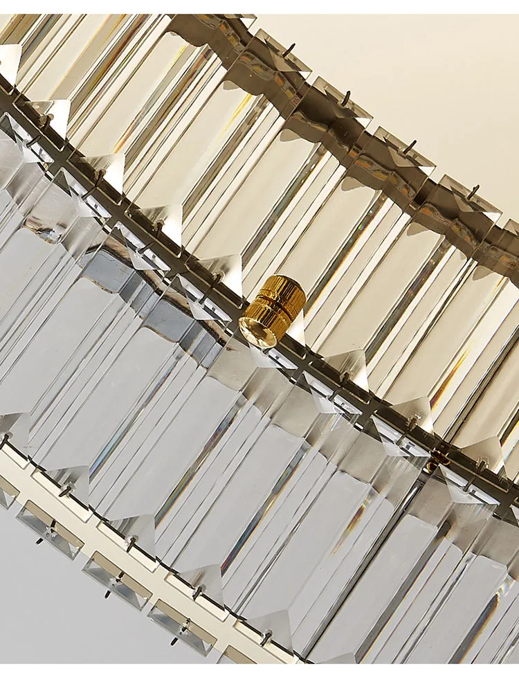 Modern Gold Crystal Ceiling Chandelier for Living Room Bedroom Luxury Round Ceiling light Led Indoor Lighting Decor