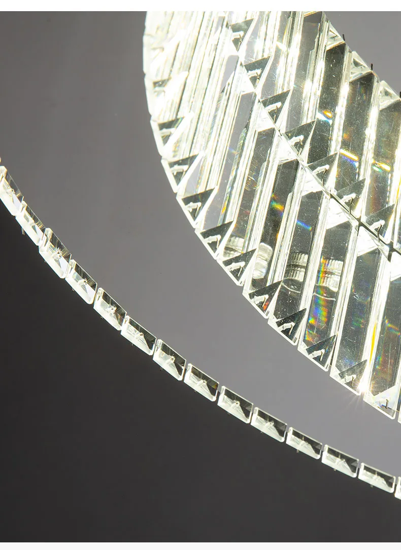Modern Gold Crystal Ceiling Chandelier for Living Room Bedroom Luxury Round Ceiling light Led Indoor Lighting Decor
