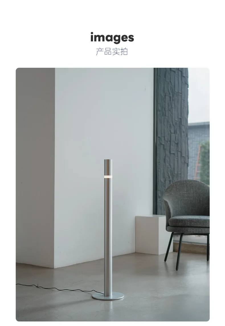 Adjustable Led Floor Lamp Chrome Black For Living Room Bedroom Sofa Side Corner Entryway Exhibition Hall Designer Standing Light