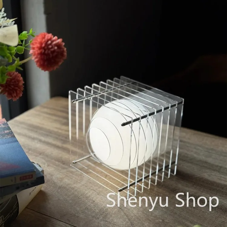 16 Colors Rechargeable Desk Lamp Creativity Acrylic Bedroom Ambient Lighting Desktop Decorate Room Props Home Decor Night Light