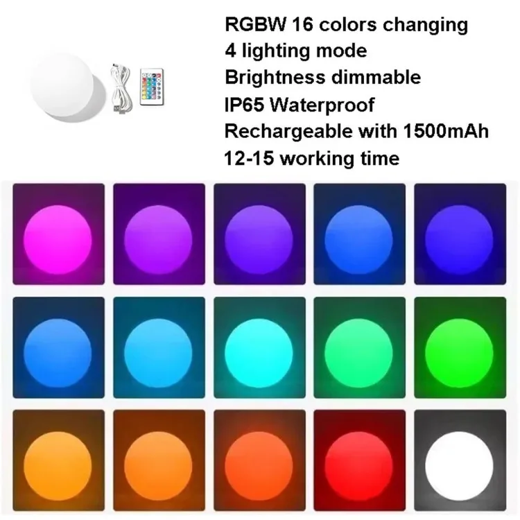 16 Colors Rechargeable Desk Lamp Creativity Acrylic Bedroom Ambient Lighting Desktop Decorate Room Props Home Decor Night Light